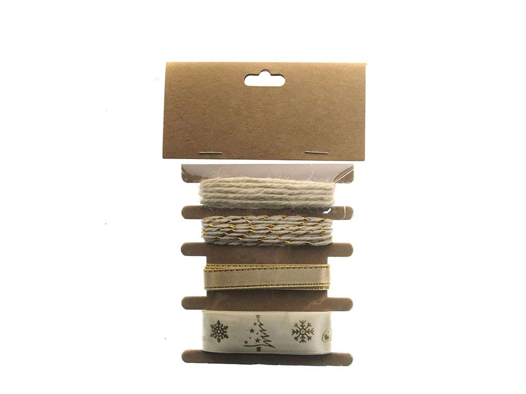 SET 4 NASTRI REGALO DORO cod. 9323154