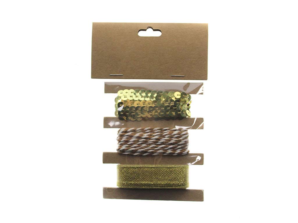 SET 3 NASTRI REGALO DORO cod. 9323157