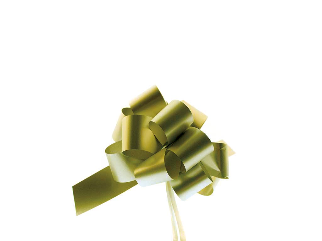 LAZO 13 CM DORADOS AUTOMONTABLE cod. 9323166