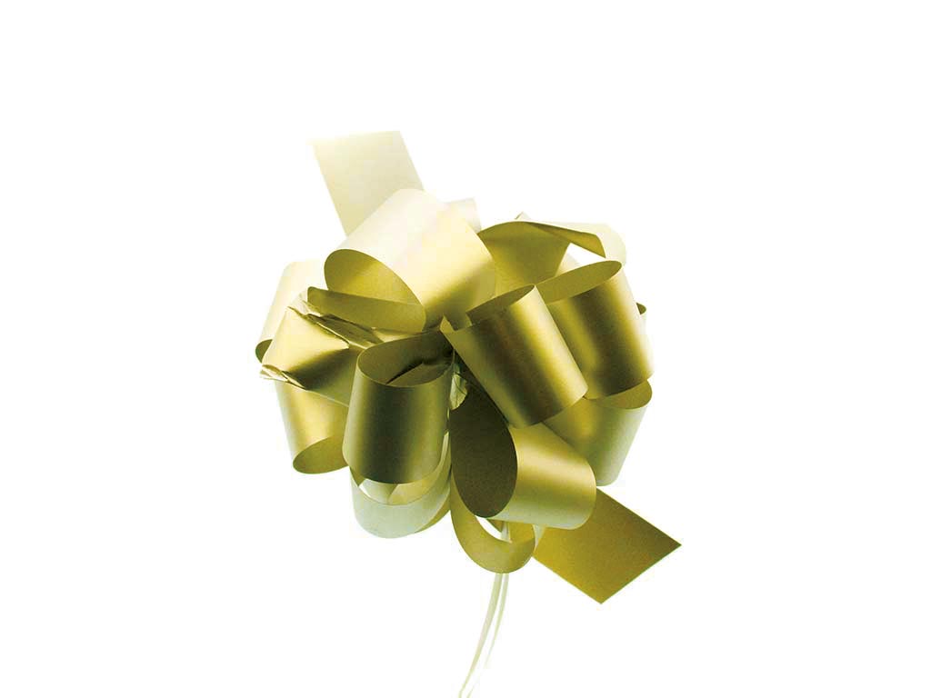 LAZO 19 CM DORADOS AUTOMONTABLE cod. 9323169