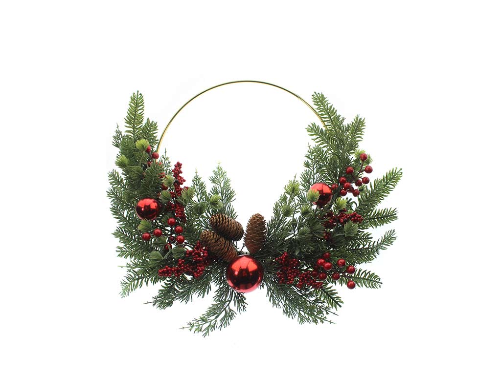 ANELLO DI PORTA DI NATALE RED BALLS cod. 9323291