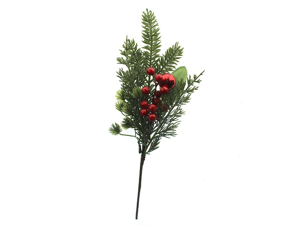 BASTONE DI NATALE CON PALLE ROSSE PICCOL cod. 9323297