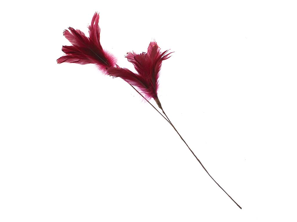 BACCHETTA FLOREALE DI PIUMA DI GRANATO cod. 9323311