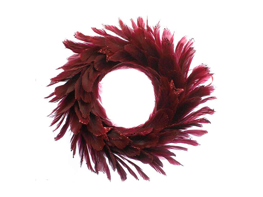 CORONA DI PIUMA DI GRANATO PENDENTE cod. 9323315