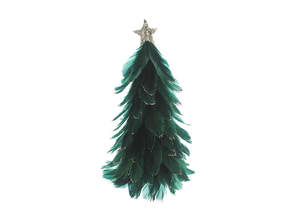 PICCOLO ALBERO DI PIUME VERDI. cod. 9323318