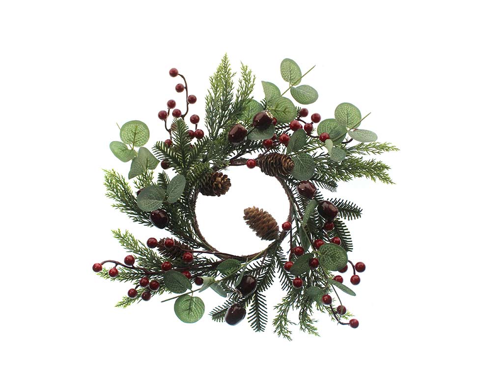 CROWN NATALE PICCOLI FRUTTI ROSSI cod. 9323349