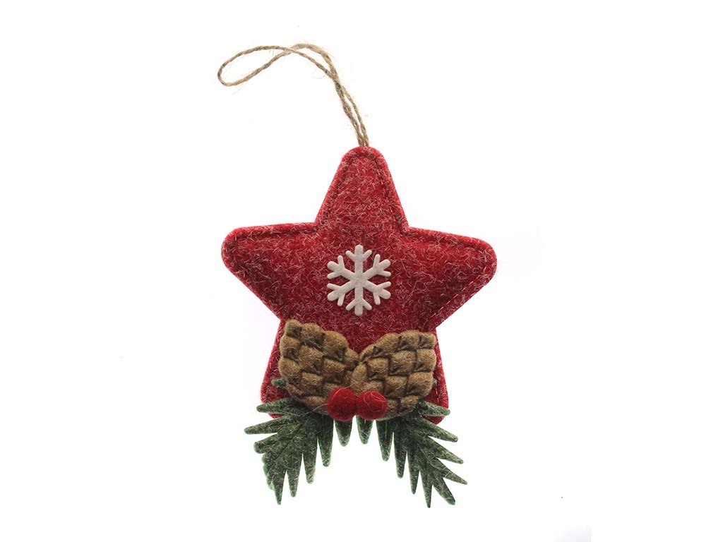 CIONDOLO A STELLA ROSSA cod. 9323472