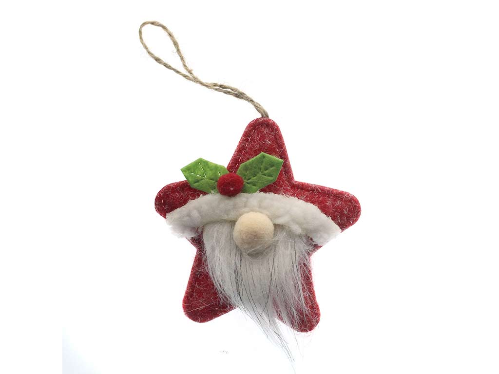 COLGANTE SANTA ESTRELLA ROJO cod. 9323482