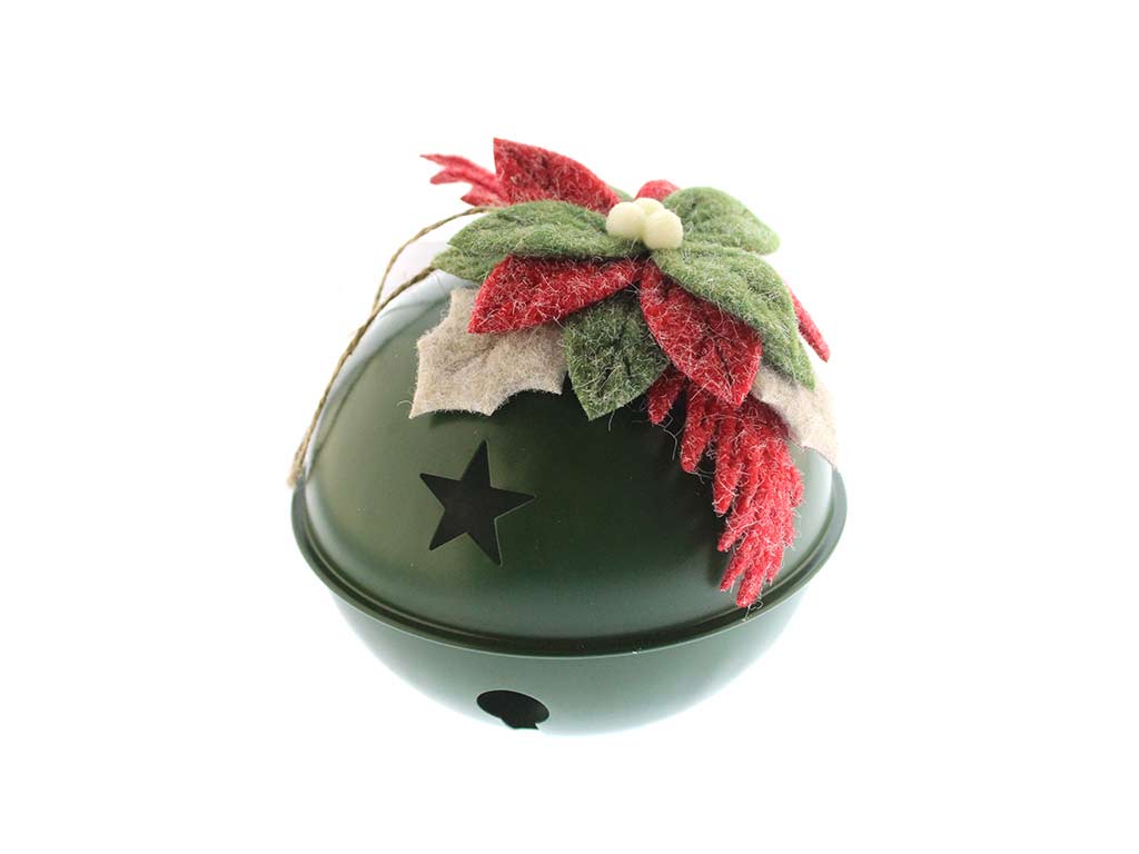 CIONDOLO A SFERA DI FIORI VERDI cod. 9323499