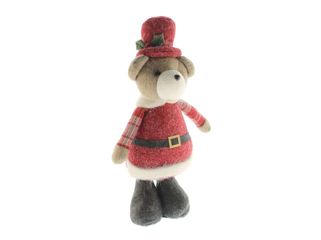 ORSO ROSSO DI NATALE CON CAPPELLO cod. 9323522