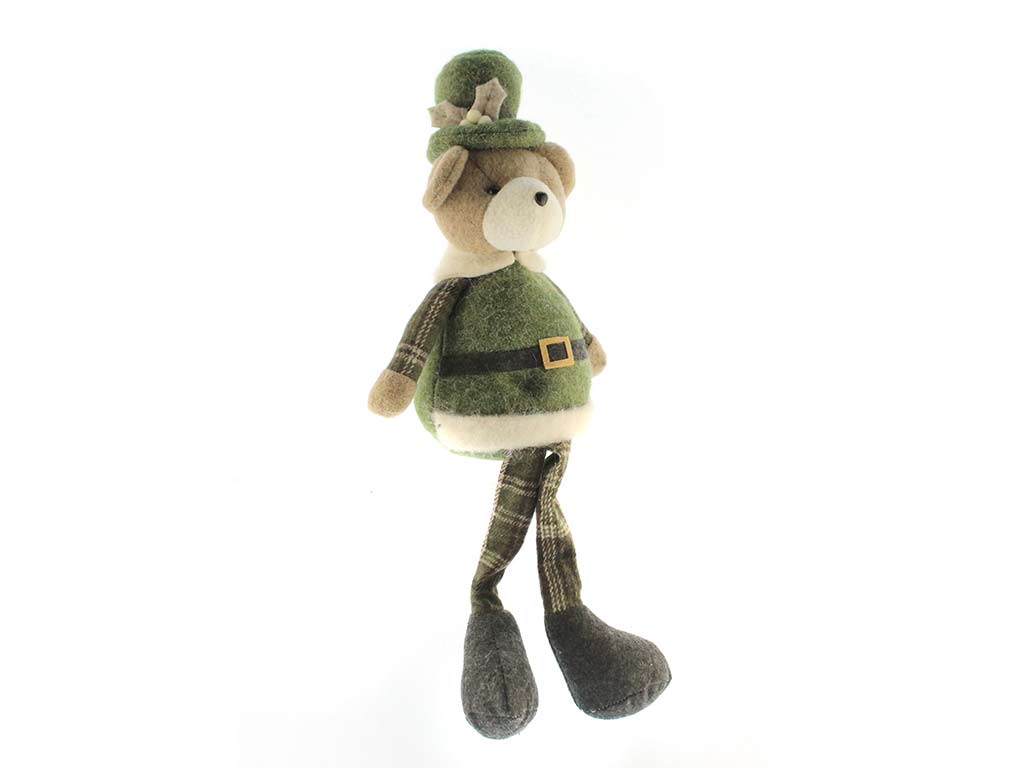 ORSO VERDE DI NATALE CON CAPPELLO cod. 9323523