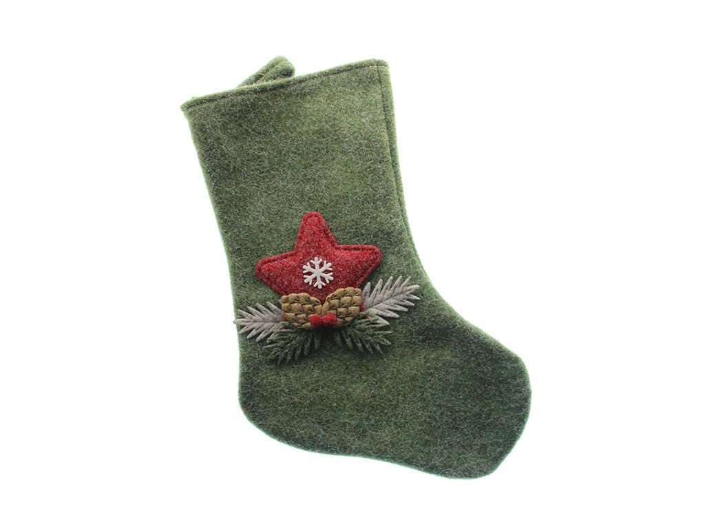 STIVALI DI FELTRO VERDE MED. cod. 9323534