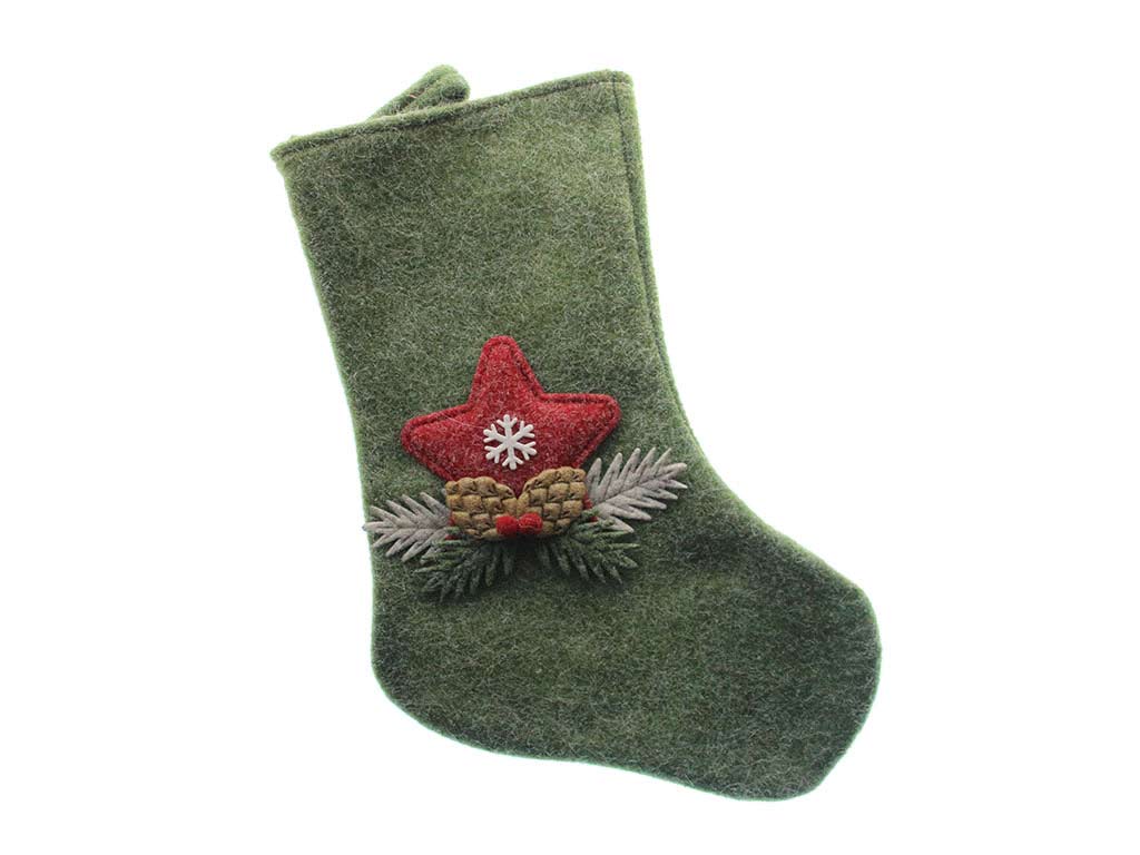 STIVALE VERDE IN FELTRO GDE. cod. 9323535