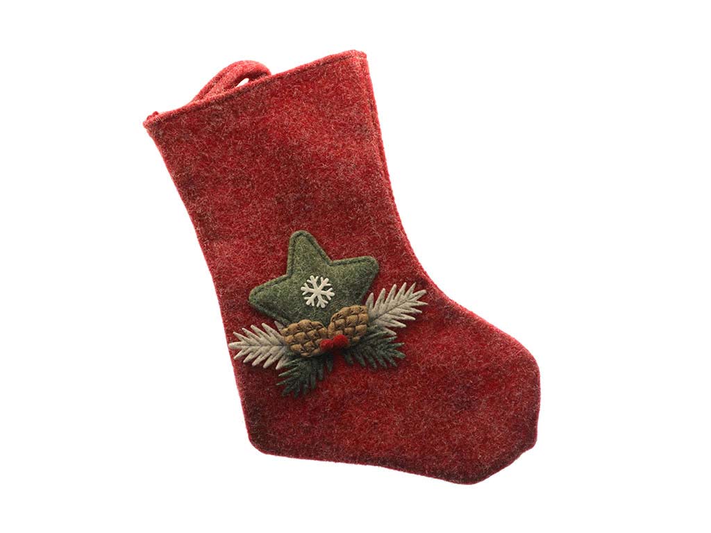 STIVALE DI FELTRO ROSSO GDE. cod. 9323538