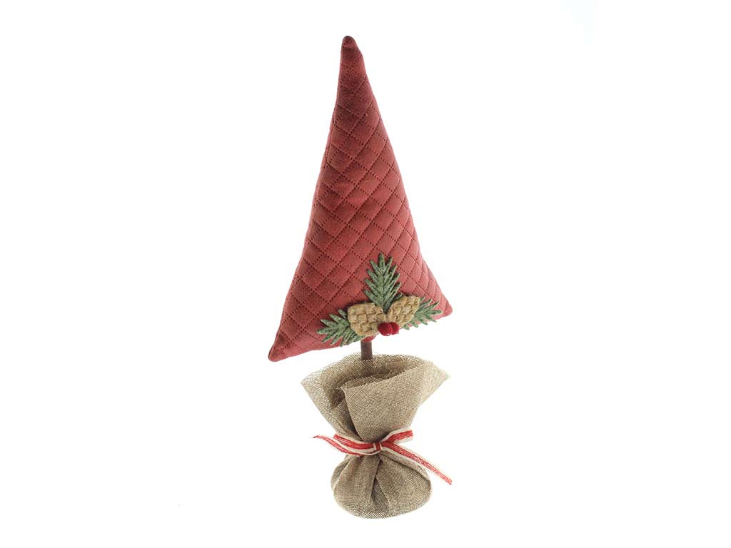 FIGURA DI ALBERO ROSSO DICEMBRE NATALE cod. 9323549