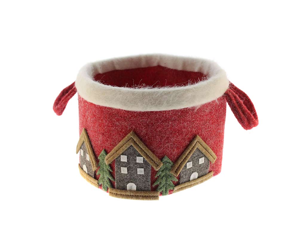 CESTELLO CON MANICO DECORATO CASAS MED. cod. 9323576