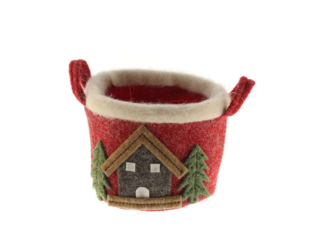 CESTINO DECORATO CON MANICI PER CASE PIC cod. 9323577