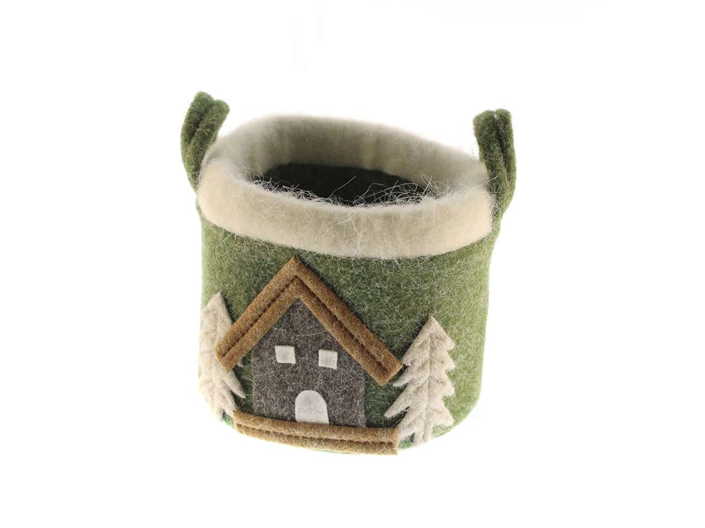 CESTINO DECORATO CON MANICI PER CASE PIC cod. 9323580