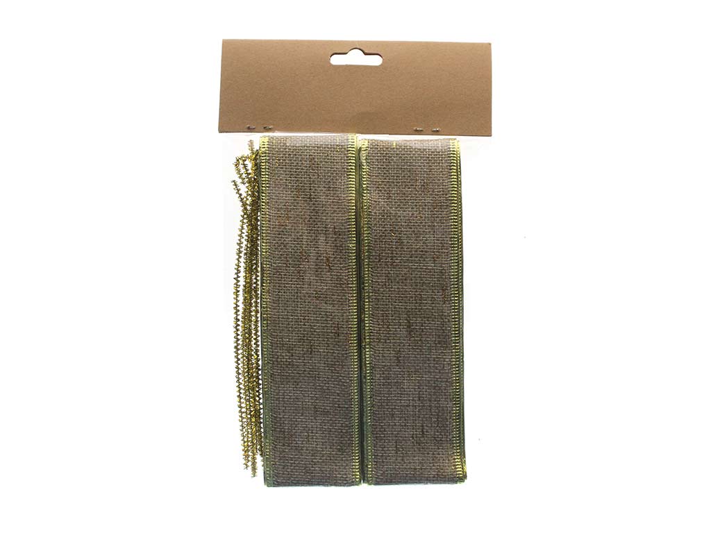 NASTRO REGALO DI RAFIA DI NATALE cod. 9323582