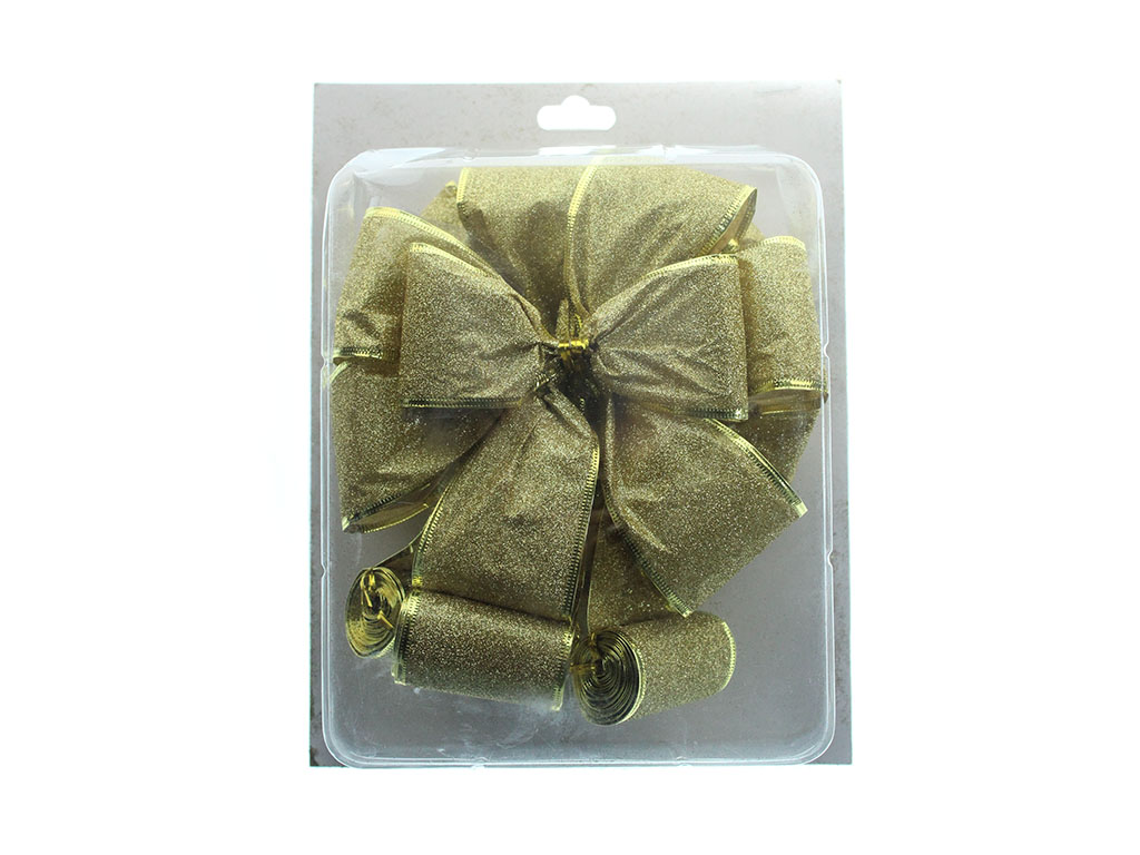 TOPO DE ÁRVORE COM ARCO DOURADO COM GUIR cod. 9323630