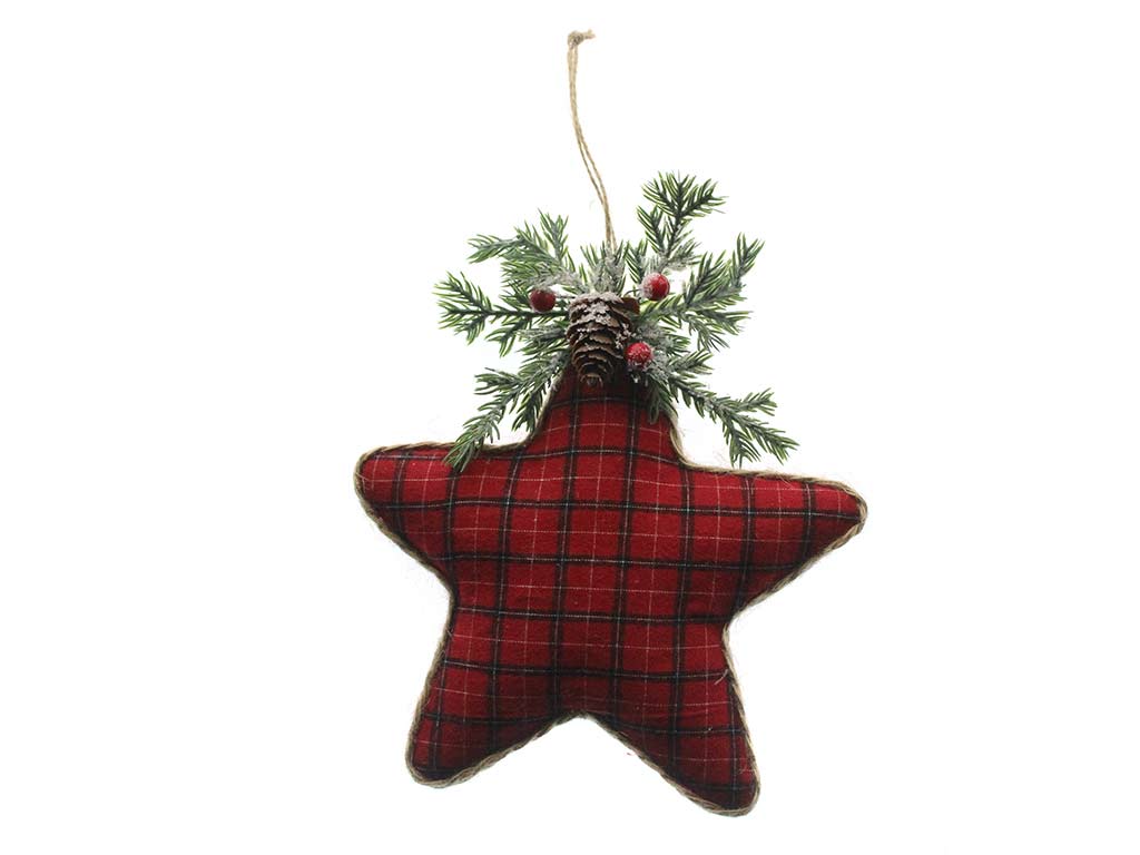 COLGANTE ESTRELLA ROJO cod. 9323643