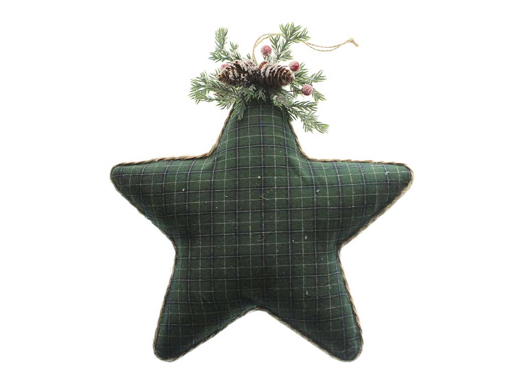 COLGANTE ESTRELLA VERDE GDE. cod. 9323646