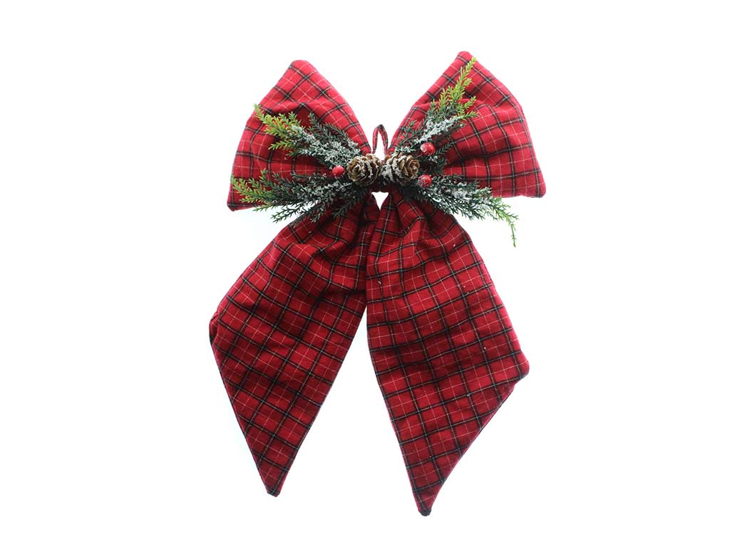 PENDENTE CON FIOCCO ROSSO cod. 9323660