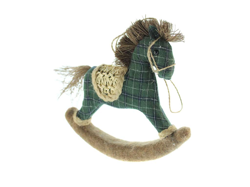 PENDENTE A DONDOLO VERDE CON CAVALLO cod. 9323663