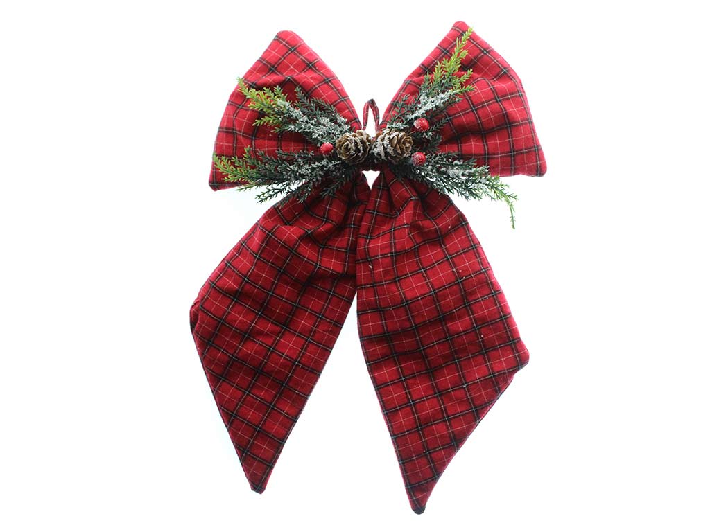 GUARDA PENDENTE CON FIOCCO ROSSO. cod. 9323664