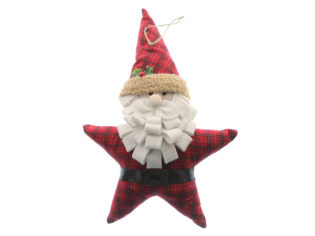 CIONDOLO ROSSO CON LA STELLA DI BABBO NA cod. 9323667