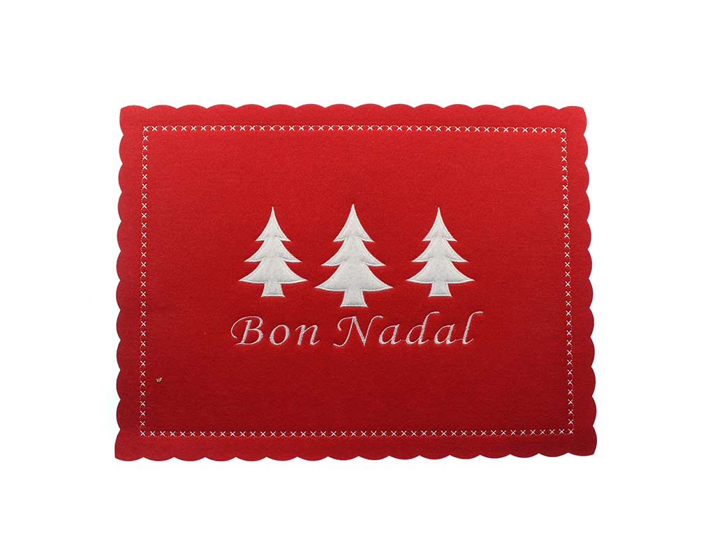MANTELES DE FIELTRO  BON NADAL cod. 9323685