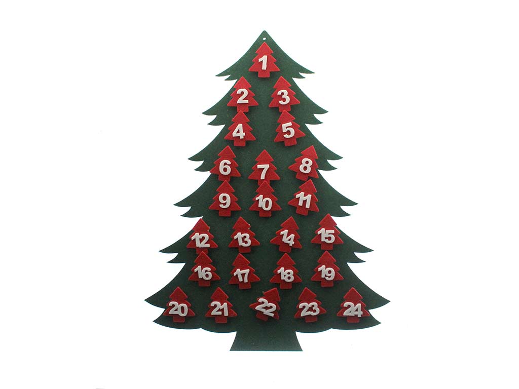 CALENDARIO ADVENTO ARBOL VERDE cod. 9323734