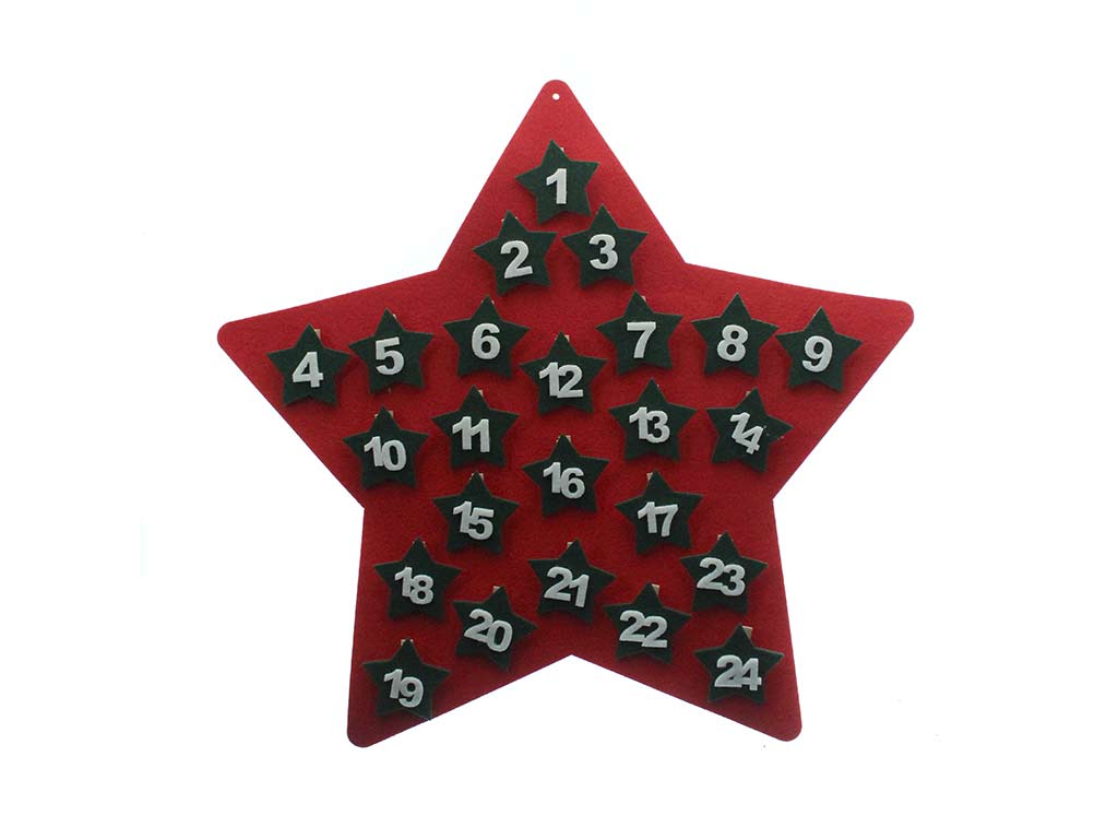 CALENDARIO DELLAVVENTO DELLA STELLA ROS cod. 9323735