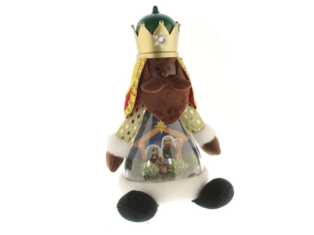 MAGO SEDUTO MANTELLO ROSSO CON LUCE cod. 9323903