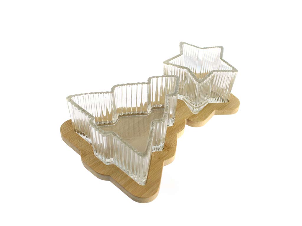 VASSOIO PER LALBERO DI NATALE CON 2 CIO cod. 9323909