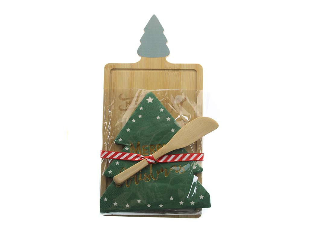 VASSOIO DI SET + TOVAGLIOLI NATALE cod. 9323918