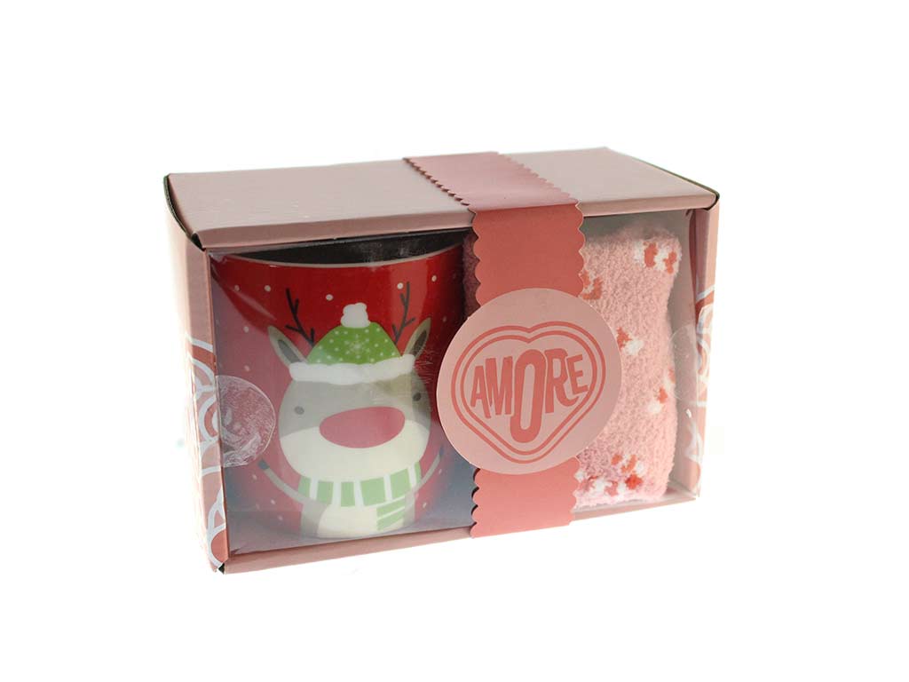 TAZA CERAMICA + CALCETINES cod. 9323923