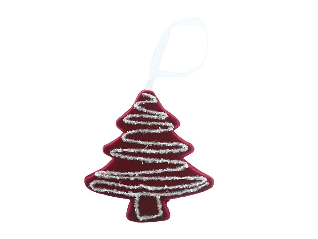 CIONDOLO DI ALBERO BORDEAUX cod. 9323952
