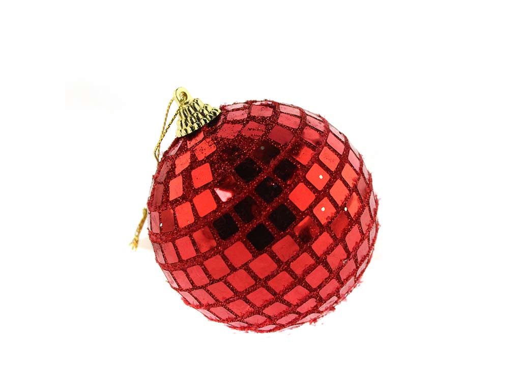 PINGENTE BOLA DE DISCO VERMELHA cod. 9323968