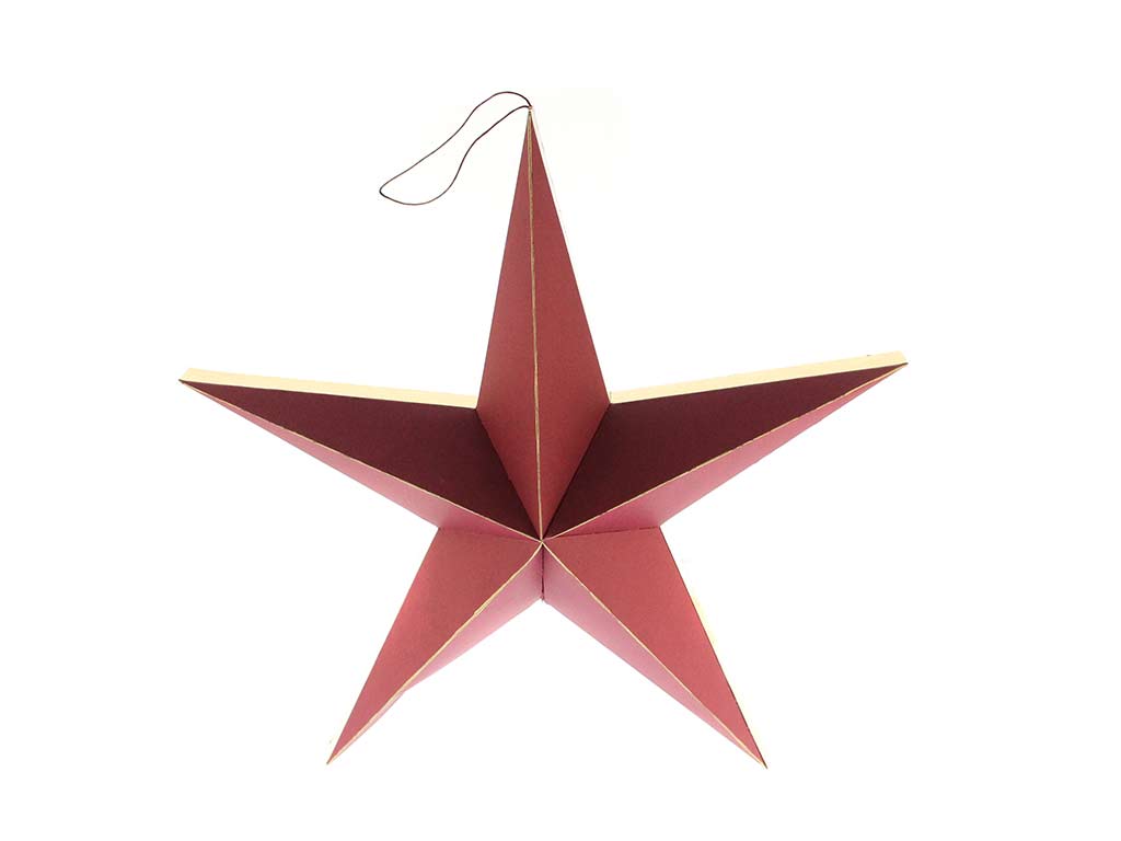 ESTRELLA COLGAR PAPEL GRANATE -M- cod. 9323977