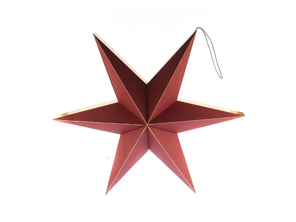 ESTRELLA COLGAR PAPEL GRANATE -S- cod. 9323979