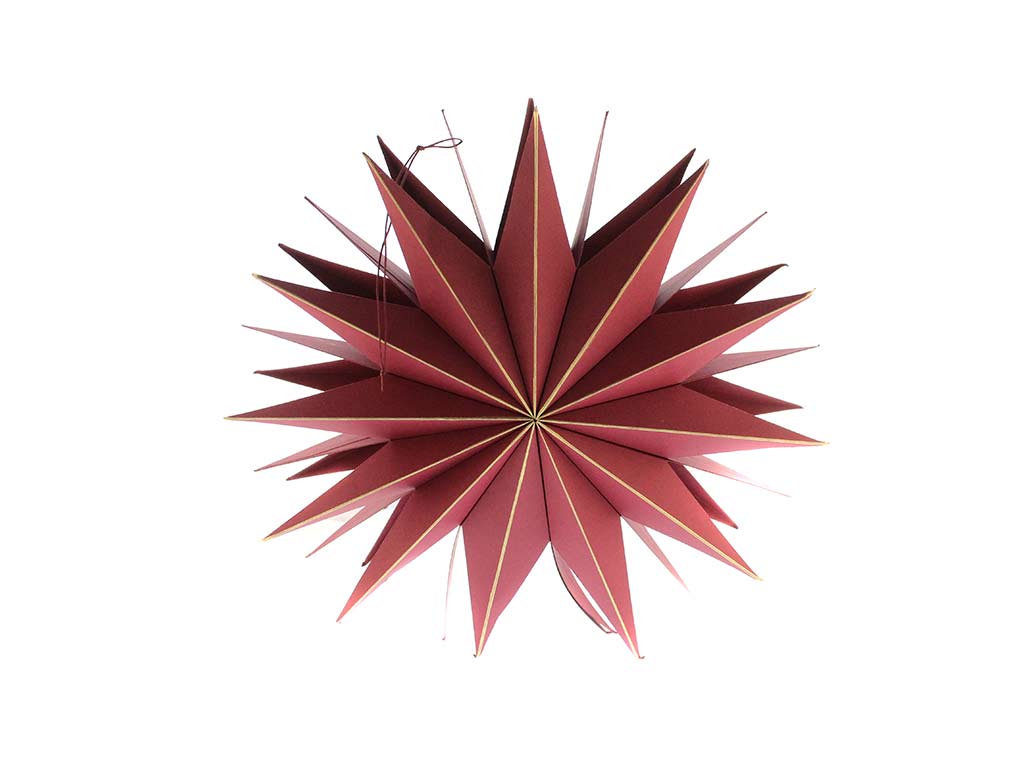 COLGANTE ESTRELLA GRANATE -S- cod. 9323981