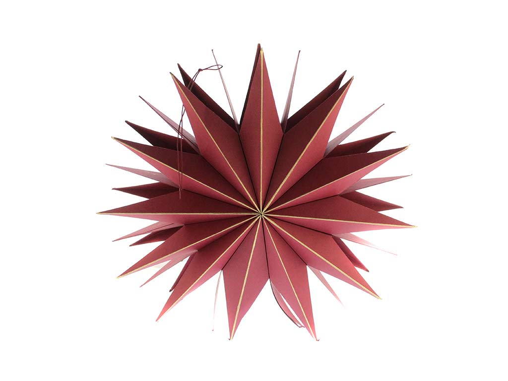 COLGANTE ESTRELLA GRANATE -M- cod. 9323982