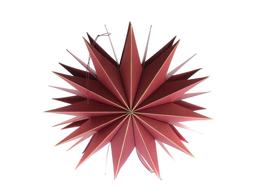 COLGANTE ESTRELLA GRANATE -L- cod. 9323983