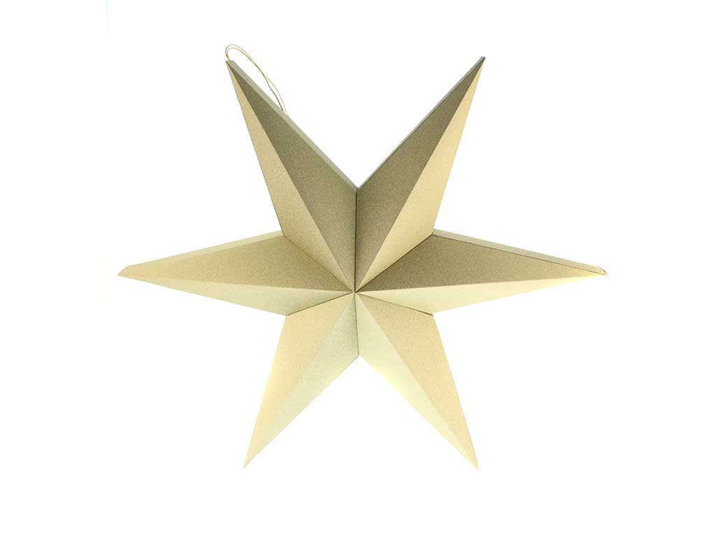 COLGANTE ESTRELLA DORADO -L- cod. 9324002