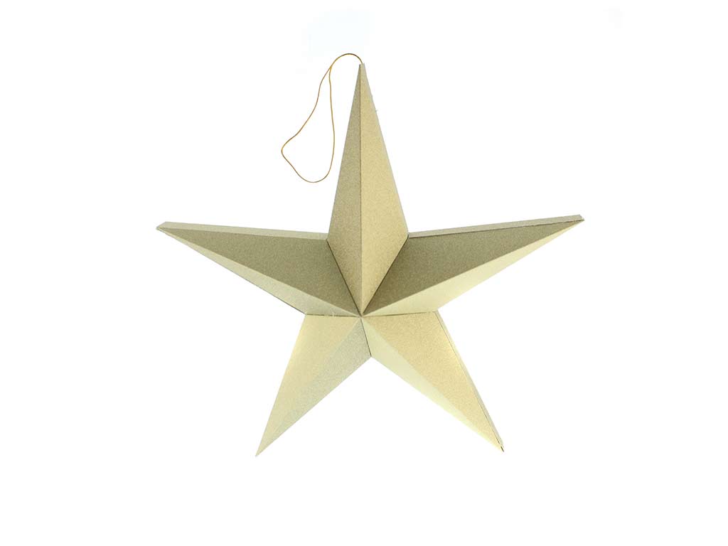 COLGANTE ESTRELLA DORADO -S- cod. 9324004