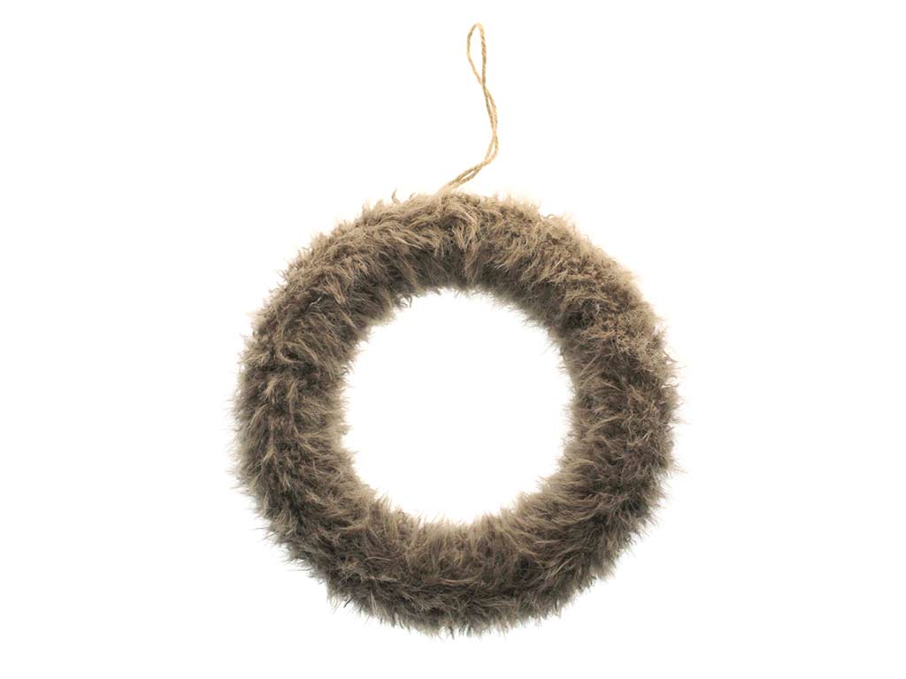 COROA DE TECIDO CINZA cod. 9324099