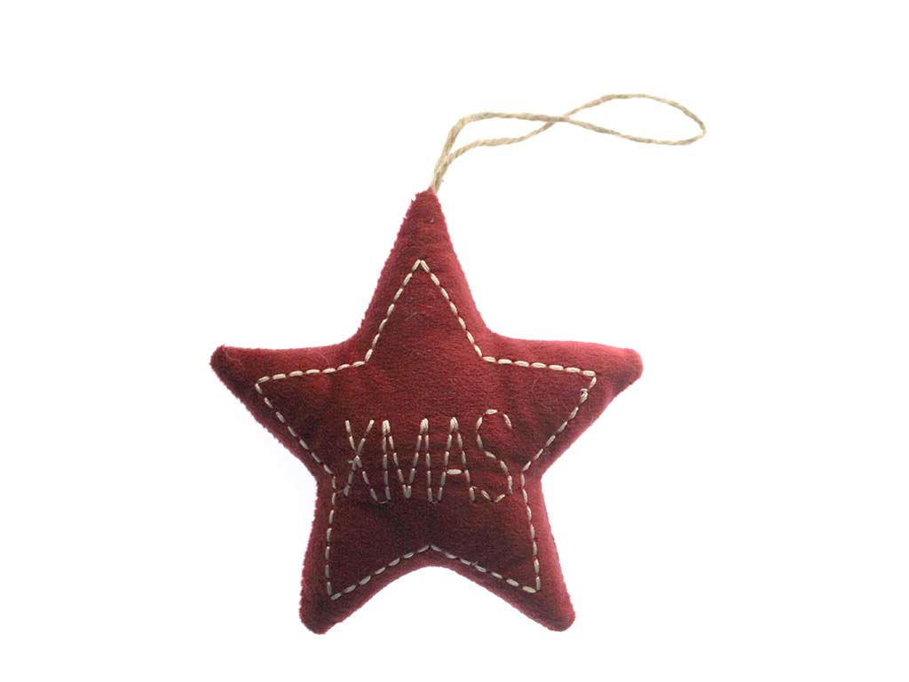 PENDENTIF ÉTOILE ROUGE cod. 9324102