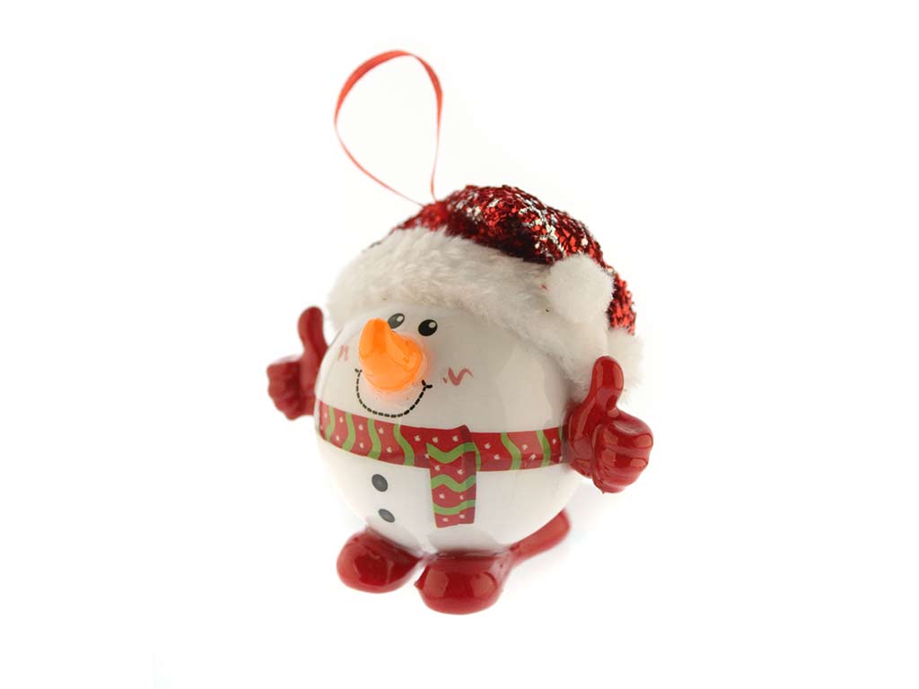 CAPPELLO PALLA DI PUPAZZO DI NEVE CON LE cod. 9324138