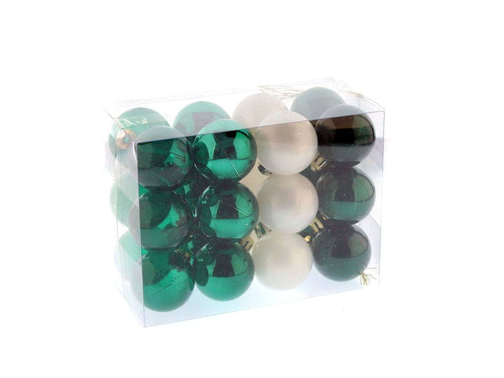 PACCHETTO 24 PALLINE VERDI cod. 9324172